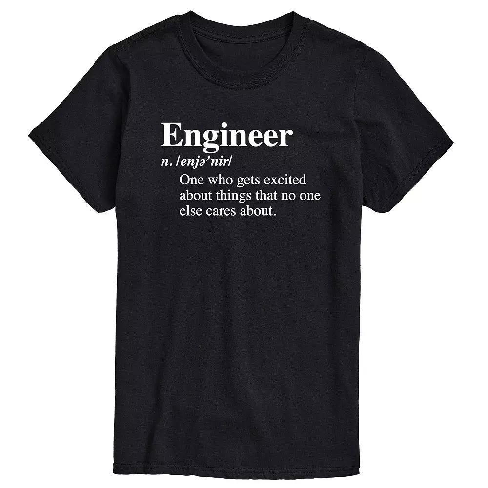 Men's Engineer Definition Tee, Size: XXL, Black Product Image