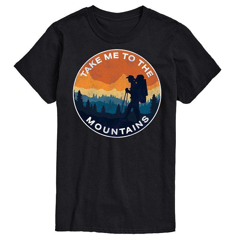 Big & Tall Take Me To The Mountains Tee, Men's,  Product Image