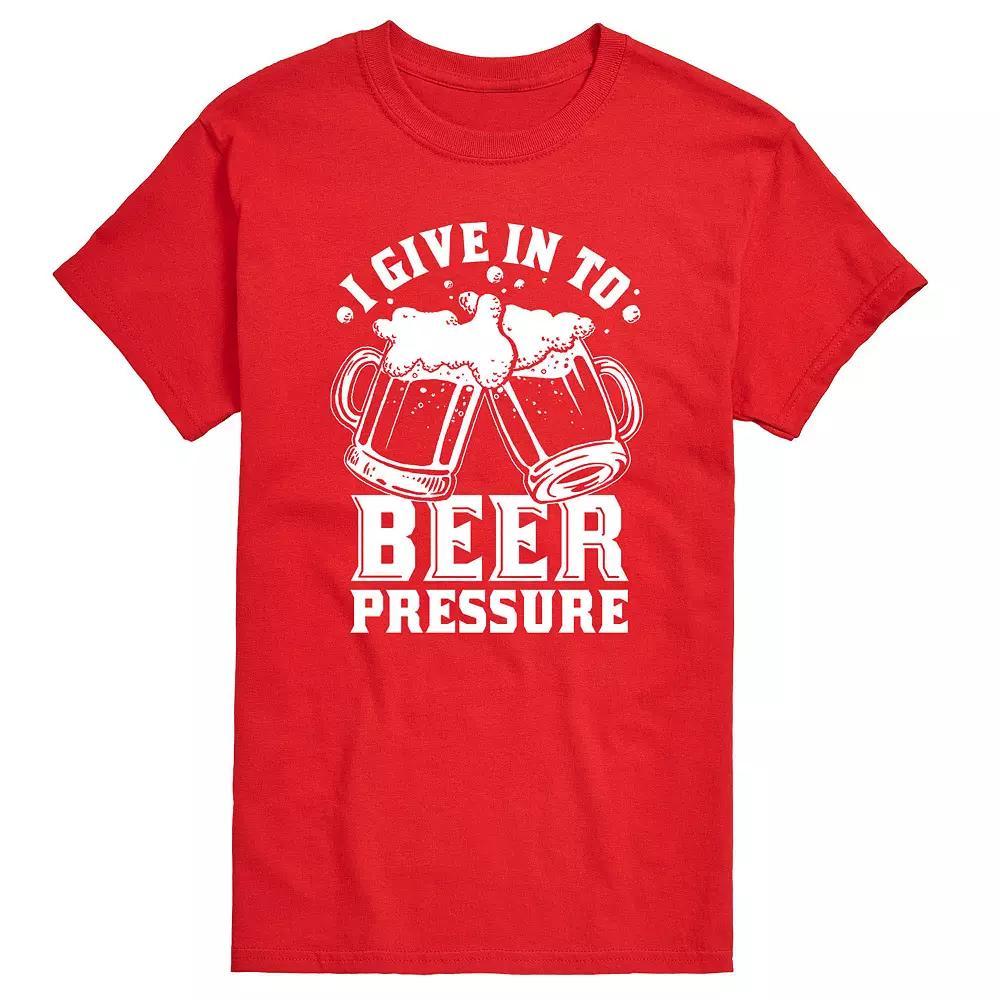 Big & Tall Beer Pressure Graphic Tee, Men's,  Product Image