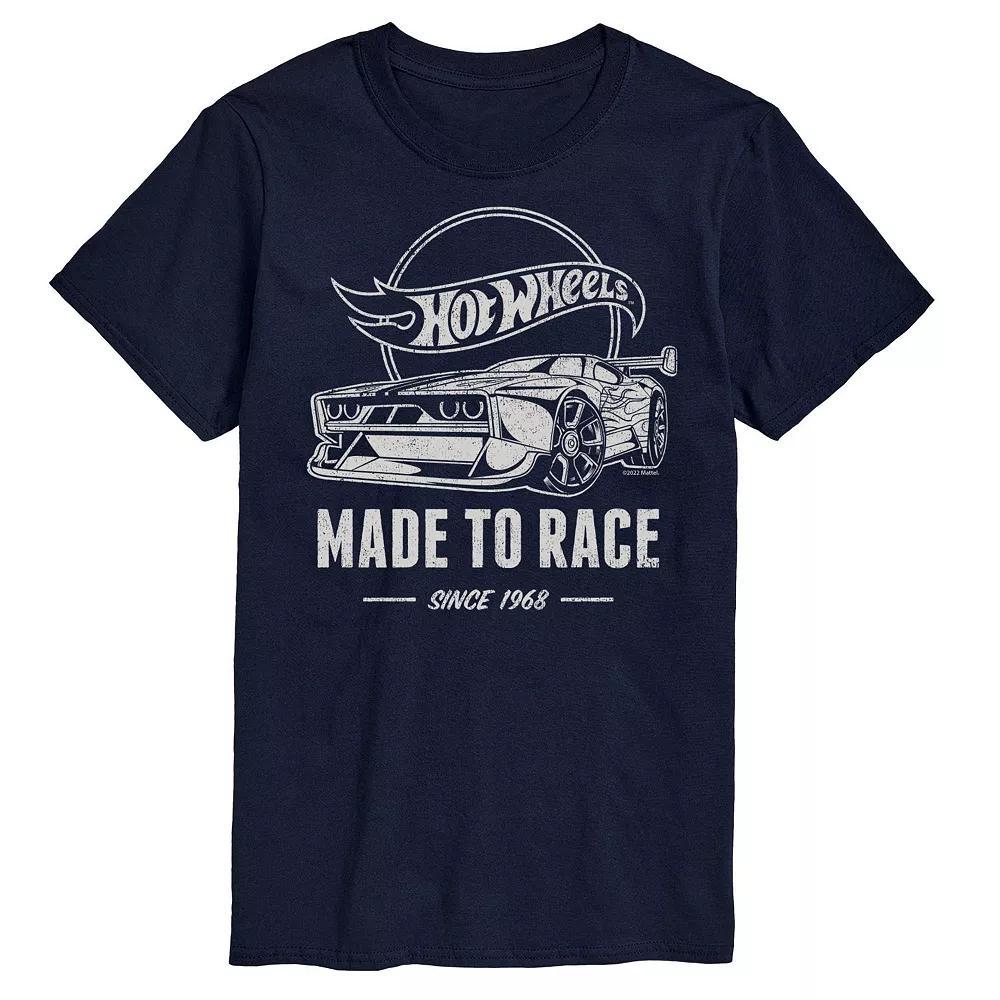 Big & Tall Hot Wheels Made To Race Graphic Tee, Men's,  Product Image