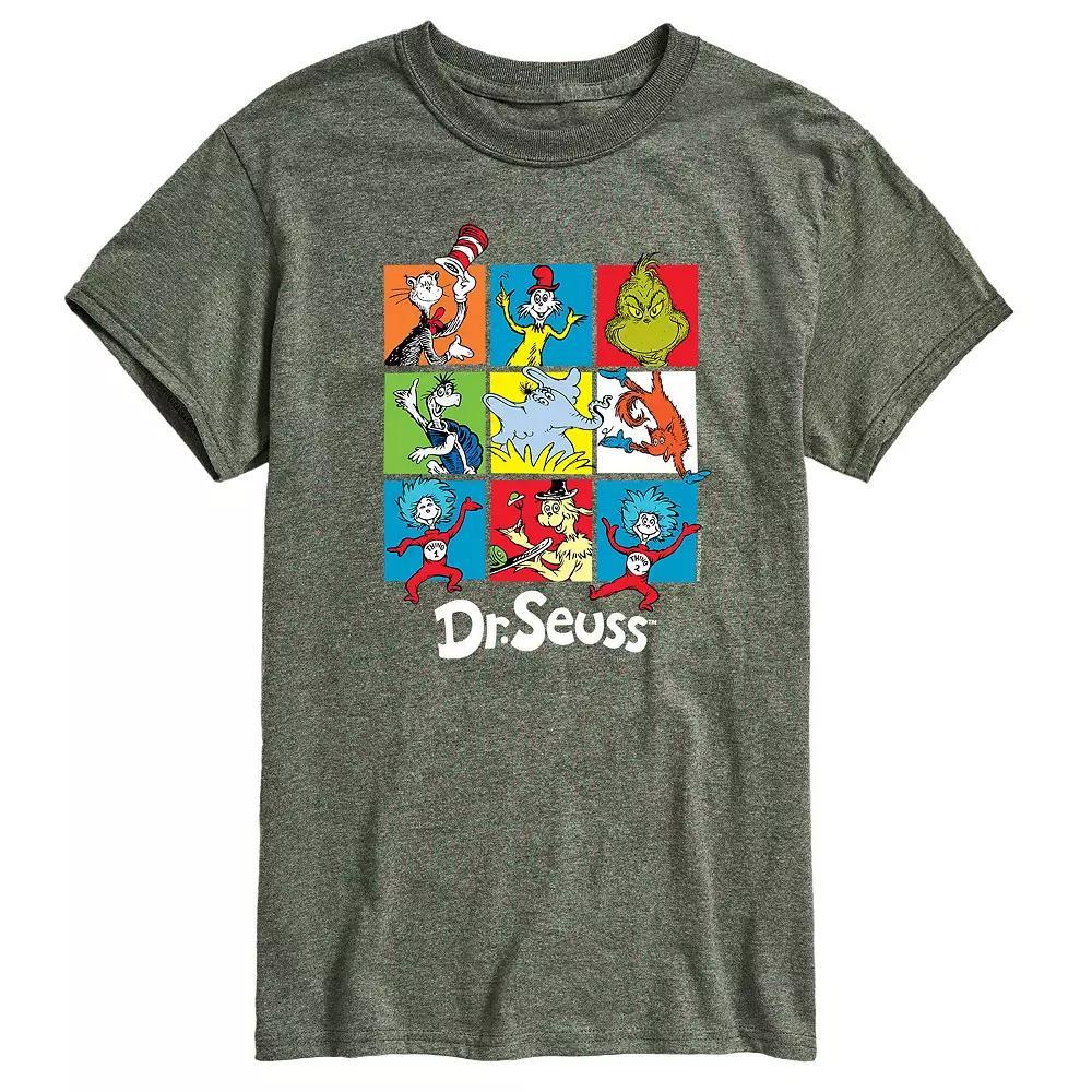 Big & Tall Dr Seuss Grid Tee, Men's,  Product Image