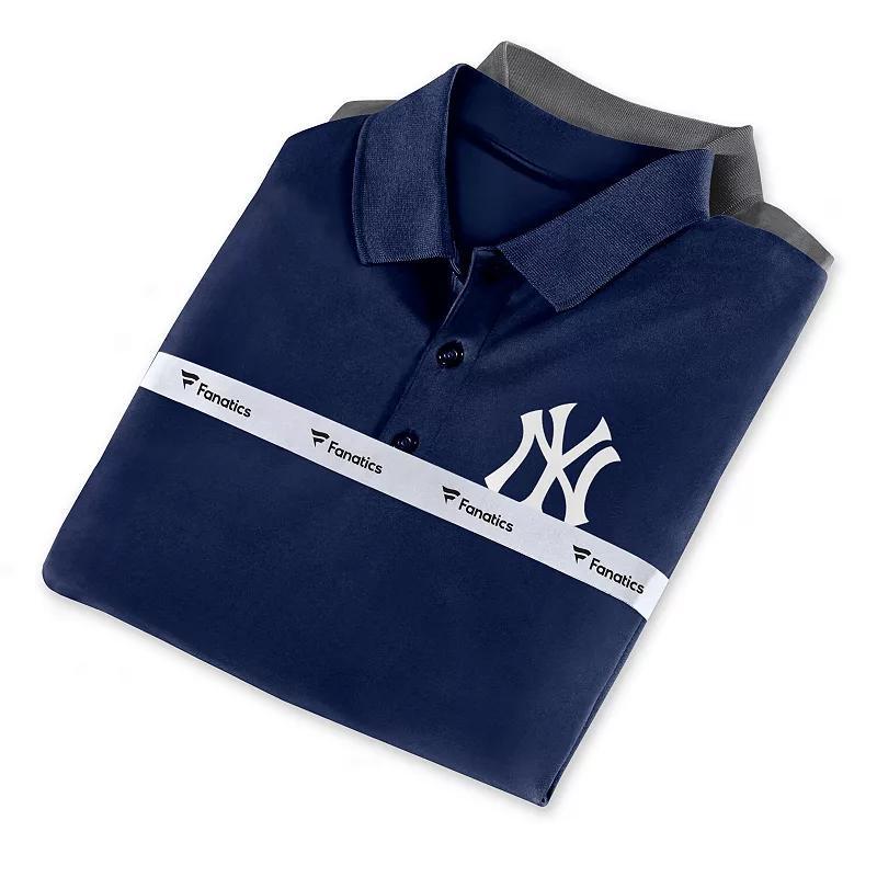 Men's Fanatics Branded Navy/Gray New York Yankees Polo Combo Set,  Product Image