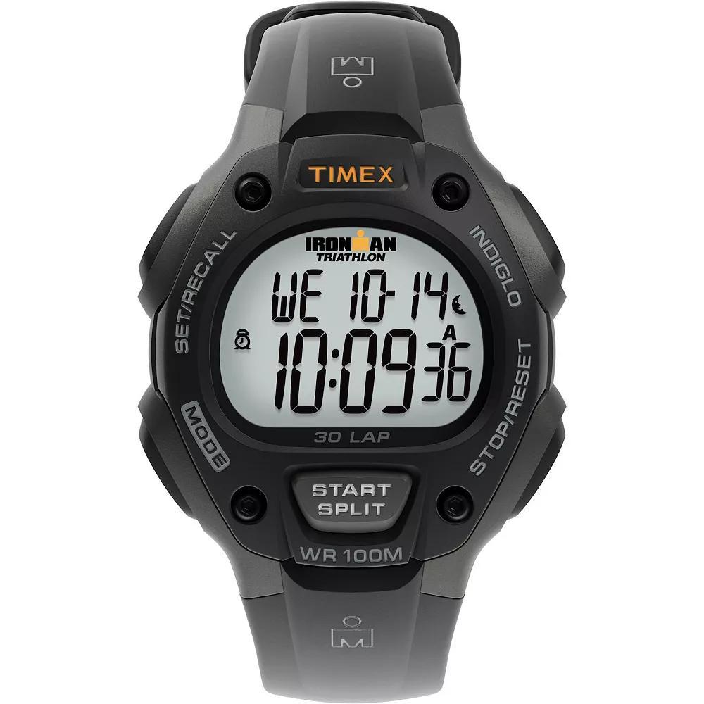 Timex® Men's Ironman Triathlon Digital Chronograph Watch - T5E9019J, White Product Image
