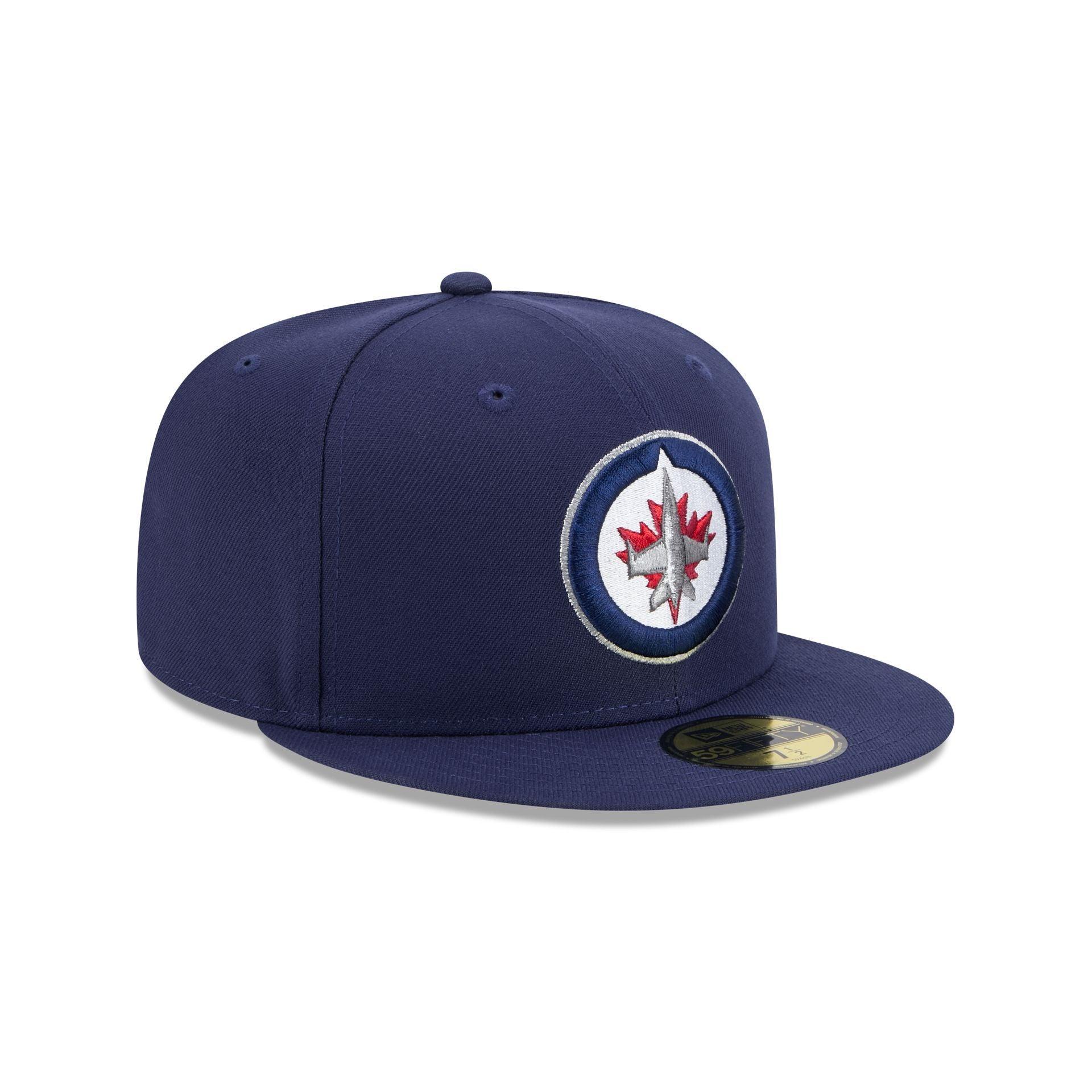 Winnipeg Jets Rear Wordmark 59FIFTY Fitted Hat Male Product Image
