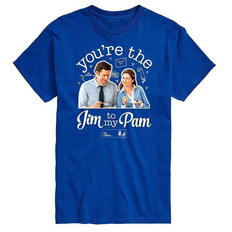 Men's The Office Jim To My Pam Tee, Size: Medium, Red Product Image