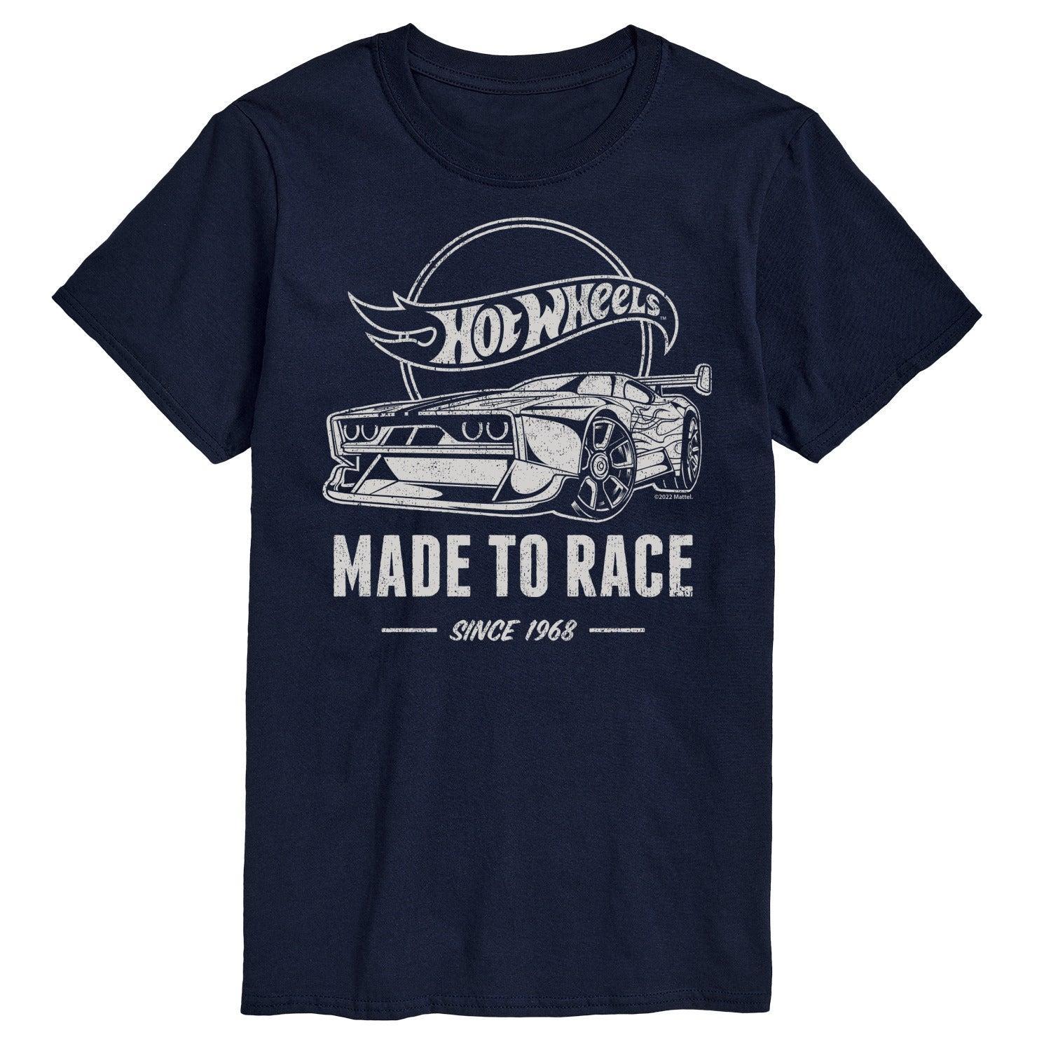 Big & Tall Hot Wheels Made To Race Graphic Tee, Men's,  Product Image