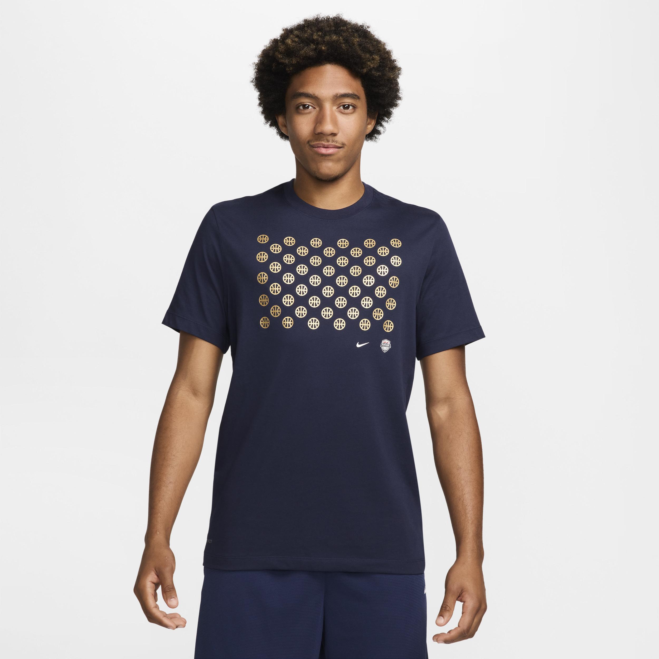 Nike Mens Nike USA Olympics 24 Team Short Sleeve T-Shirt - Mens Navy/Navy Product Image