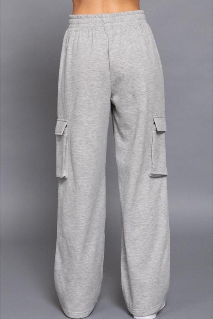 Inner Fleece French Terry Cargo Long Pants Product Image