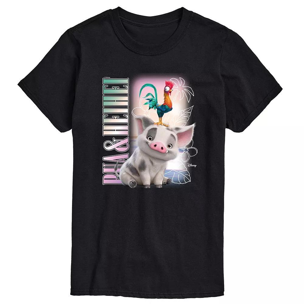 Disney's Moana 2 Big & Tall Pua & Heihei Graphic Tee, Men's,  Product Image