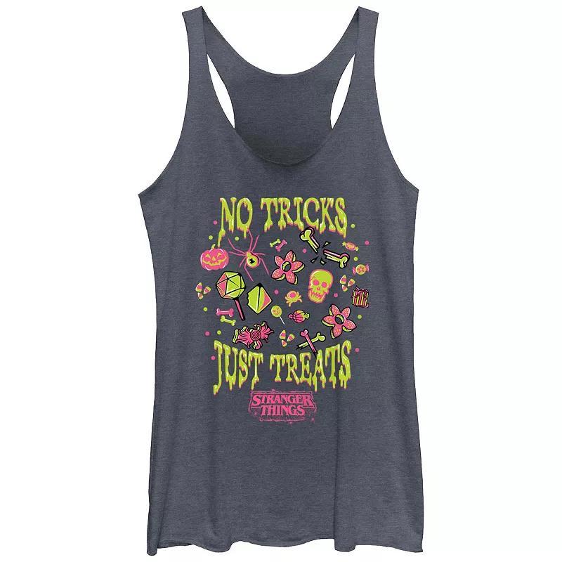 Juniors' Hugs And Kisses Tri-Blend Racerback Graphic Tank Top, Girl's,  Product Image