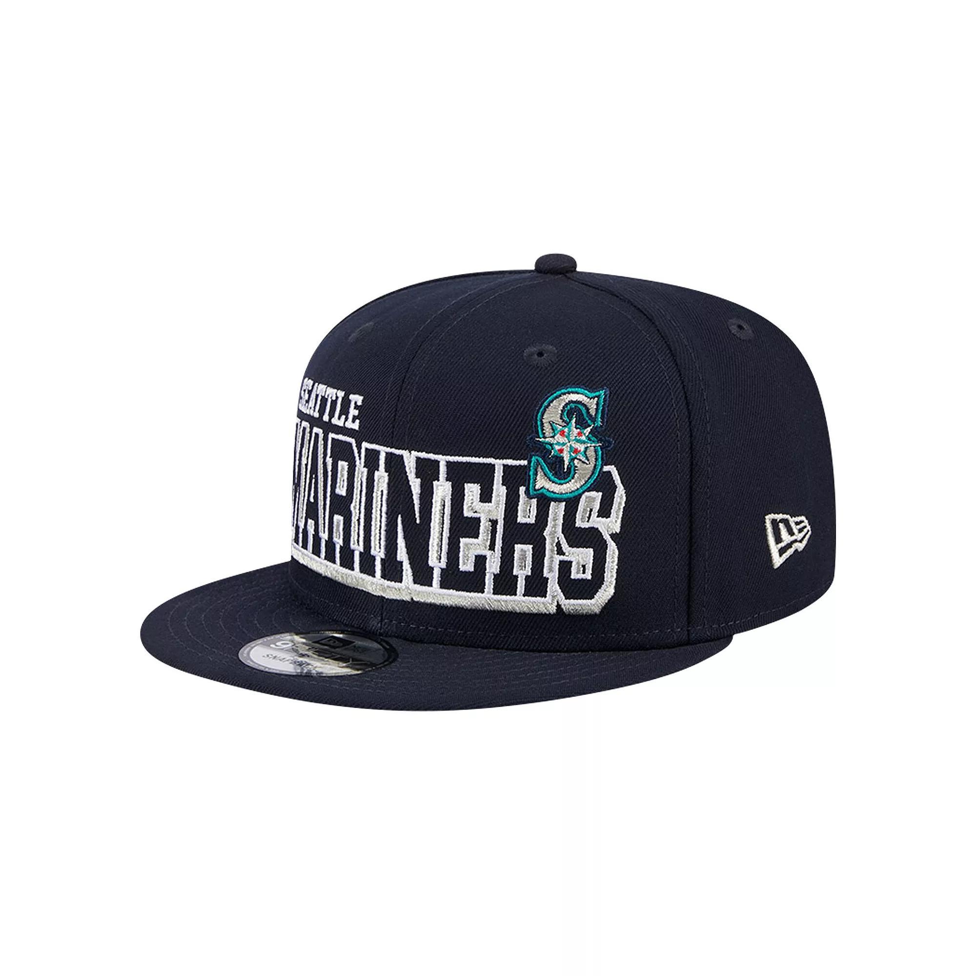 Men's New Era Navy Seattle Mariners Game Day Bold 9FIFTY Snapback Hat, Blue Product Image