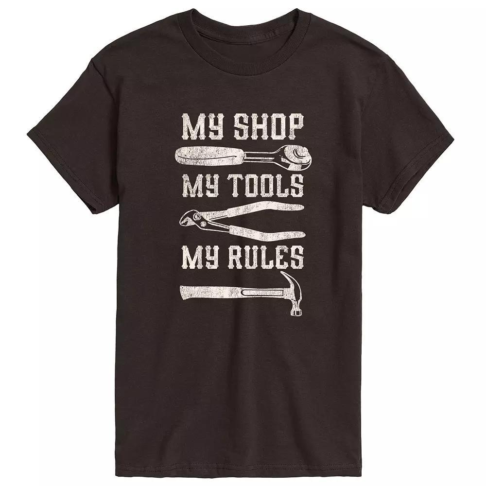 Men's My Shop My Tools My Rules Graphic Tee,  Product Image