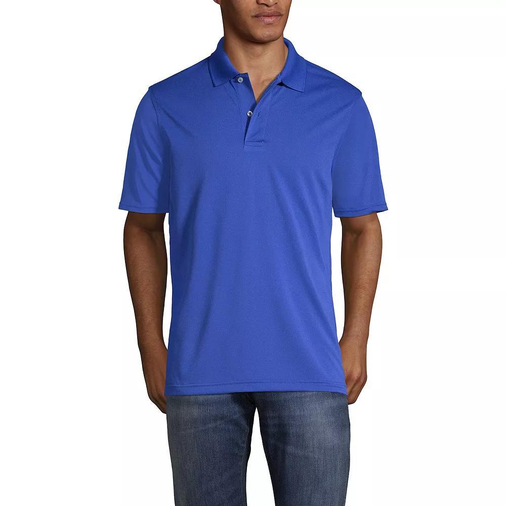 Men's Lands' End Short Sleeve Quick-Dry Stain-Release Polo Shirt,  Product Image
