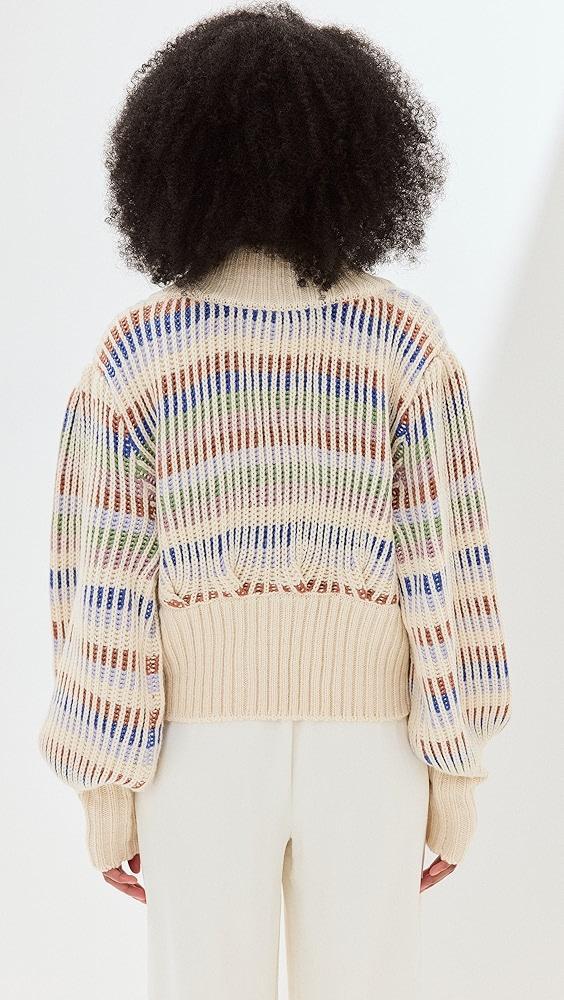 FARM Rio Bold Stitch Knit Cardigan | Shopbop Product Image