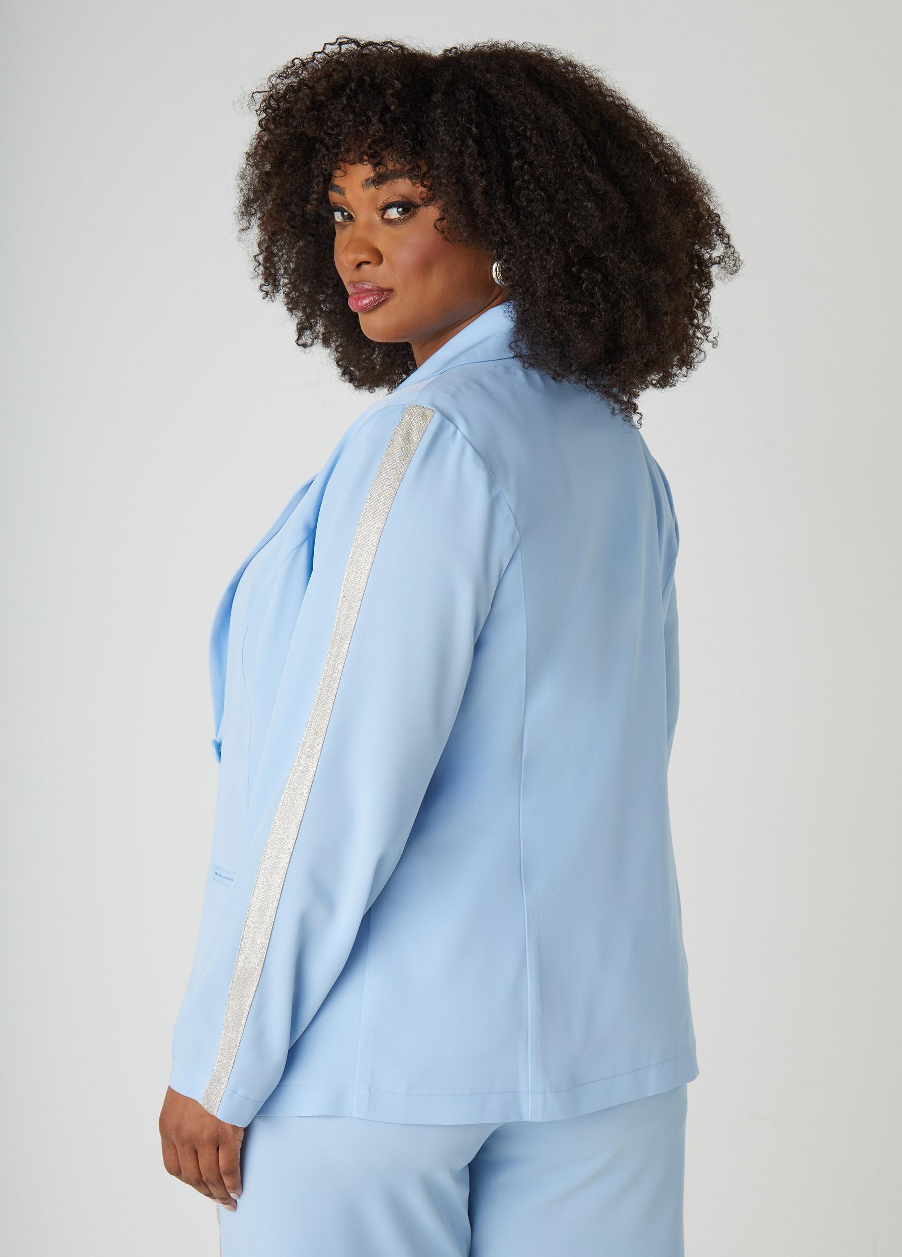 Metallic Trimmed Blazer Product Image