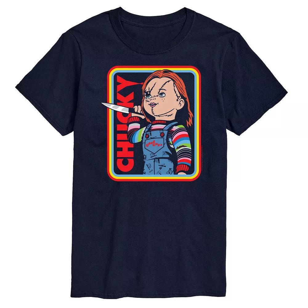 Men's Chucky Retro Frame Graphic Tee, Size: XS, Blue Product Image