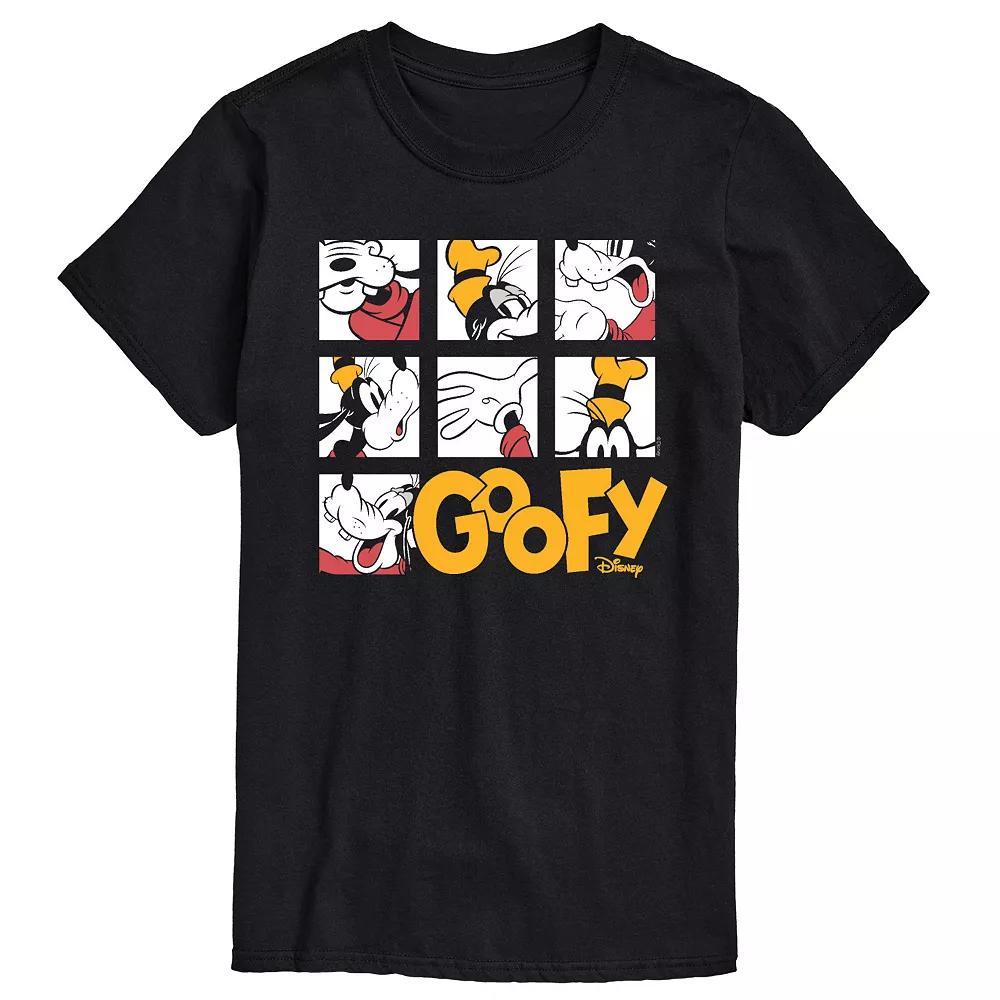 Disney's Goofy Big & Tall Grid Graphic Tee, Men's,  Product Image