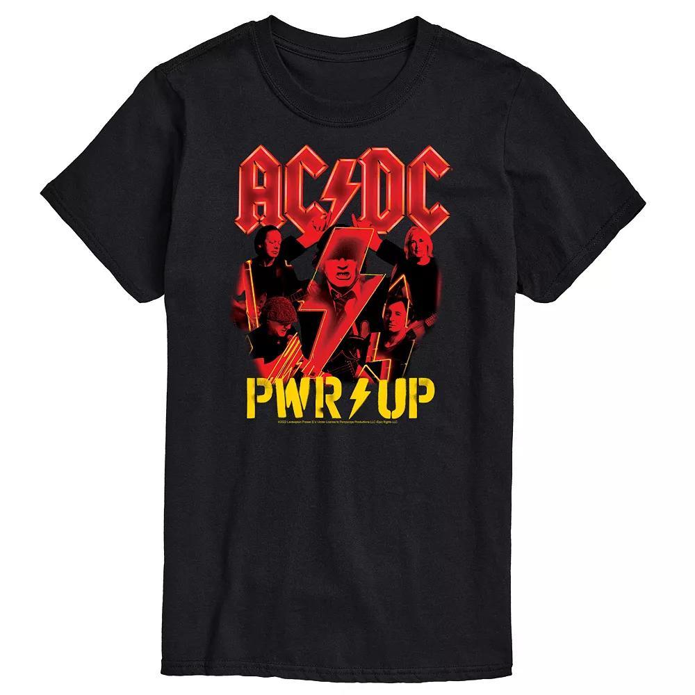 Big & Tall AC/DC Power Up Tee, Men's,  Product Image