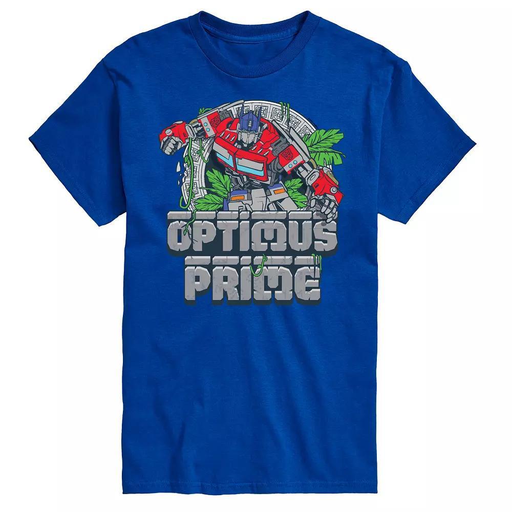 Men's Transformers Optimus Prime Graphic Tee, Size: XXL, Blue Product Image