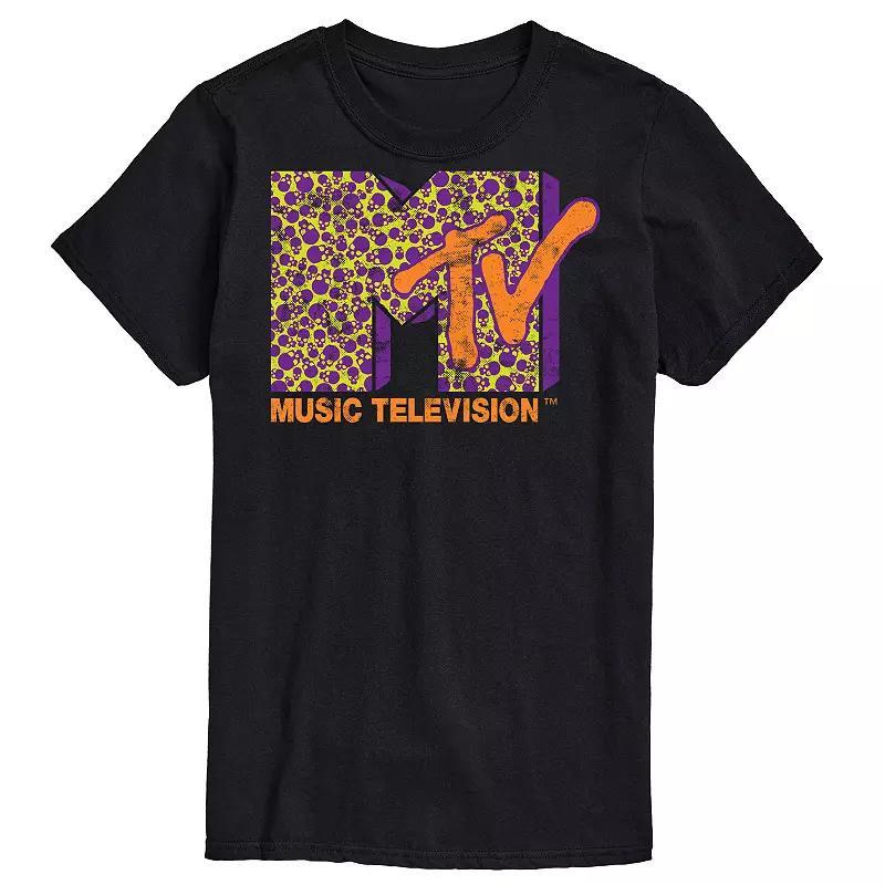 Men's MTV Halloween Skull Logo Graphic Tee, Size: Small, Black Product Image