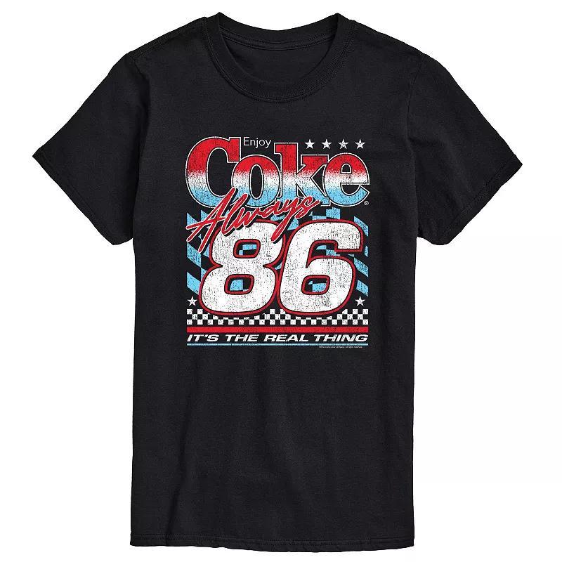Big & Tall Coca-Cola Vintage USA Racing Graphic Tee, Men's,  Product Image