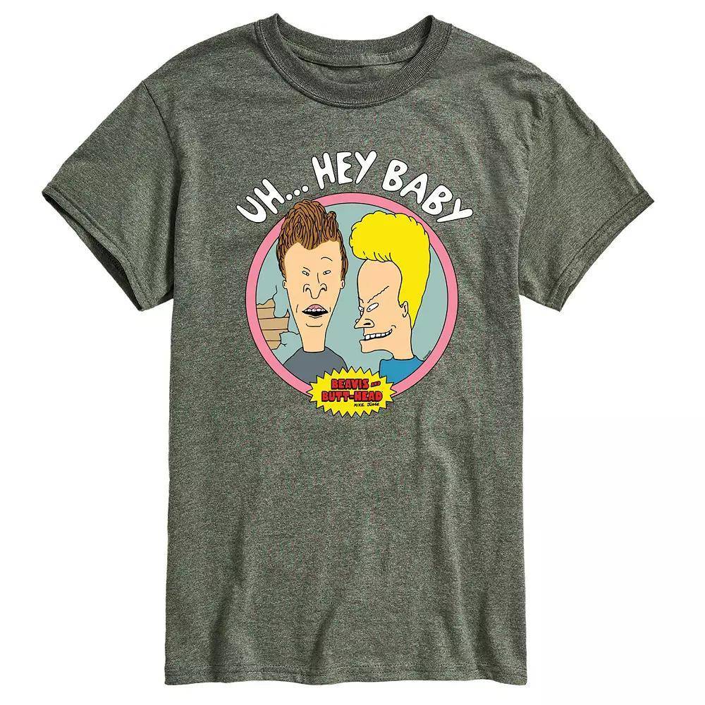 Men's Beavis & Butthead Uh... Hey Baby Graphic Tee,  Product Image