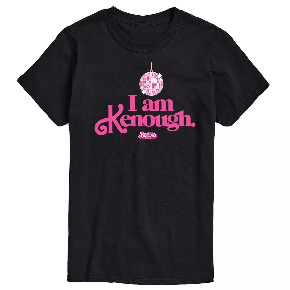 Big & Tall Barbie™ The Movie I Am Kenough DiscoBall Graphic Tee, Men's,  Product Image