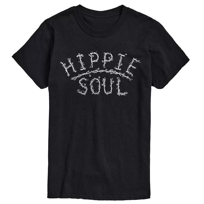 Big & Tall Hippie Soul Tee, Men's, Size: 3XL Tall, Black Product Image