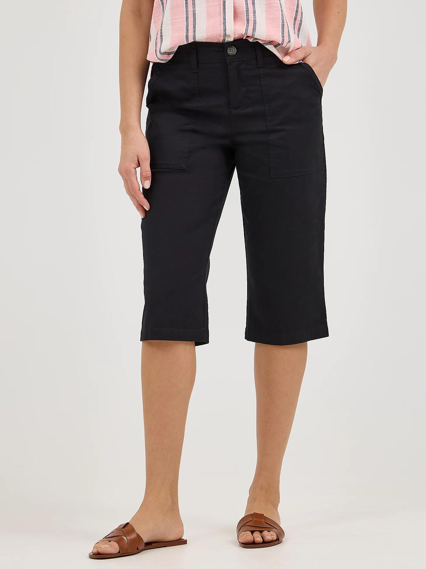 Women's Ultra Lux Comfort with Flex-to-Go Relaxed Fit Utility Skimmer | Women's Capris & Crops | Lee® Product Image