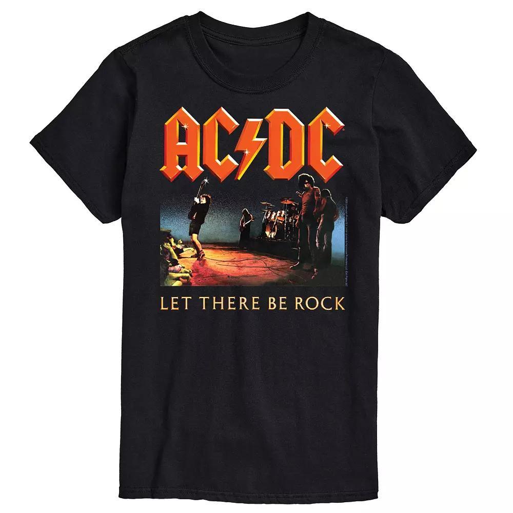 Big & Tall ACDC Let There Be Rock Tee, Men's,  Product Image
