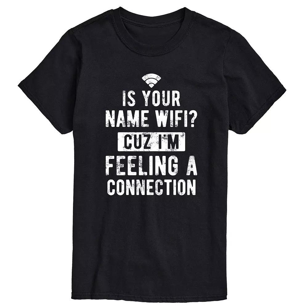 Men's Is Your Name Wifi Connection Graphic Tee,  Product Image