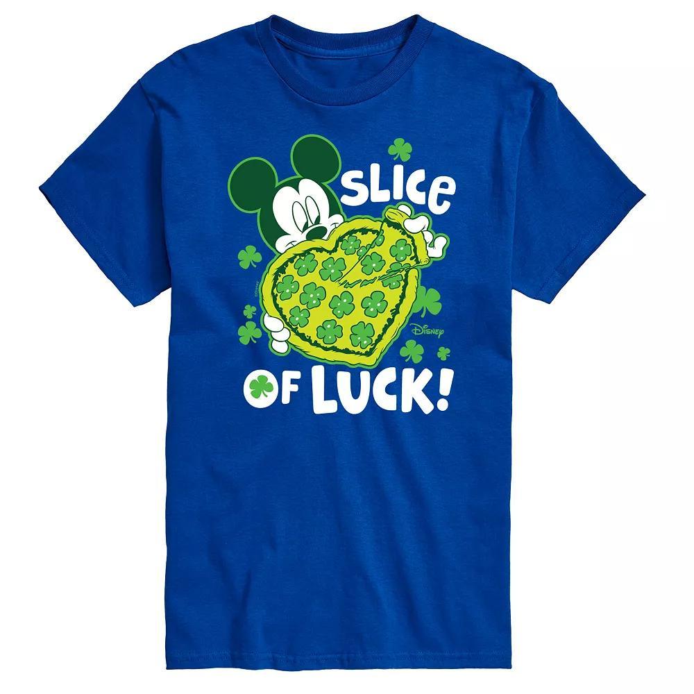 Disney's Mickey Mouse Men's Slice Of Luck Graphic Tee, Size: XXL, Black Product Image