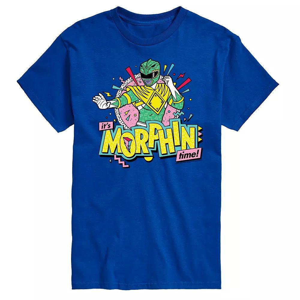 Men's Power Rangers Morphin Time Green Graphic Tee,  Product Image