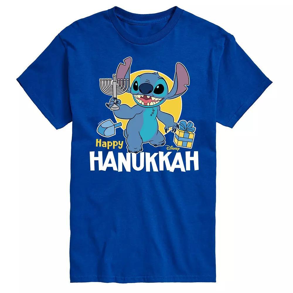 Disney's Lilo & Stitch Men's Happy Hanukkah Graphic Tee,  Product Image