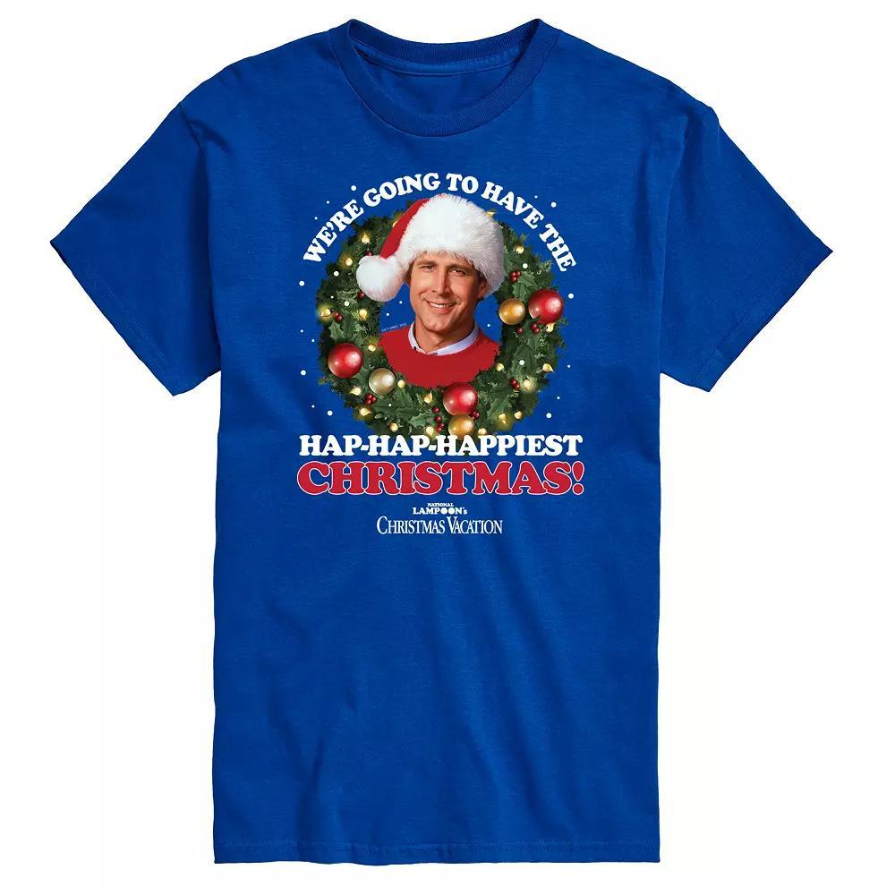 Men's National Lampoon's Christmas Vacation Happiest Christmas Graphic Tee, Size: Medium, Black Product Image