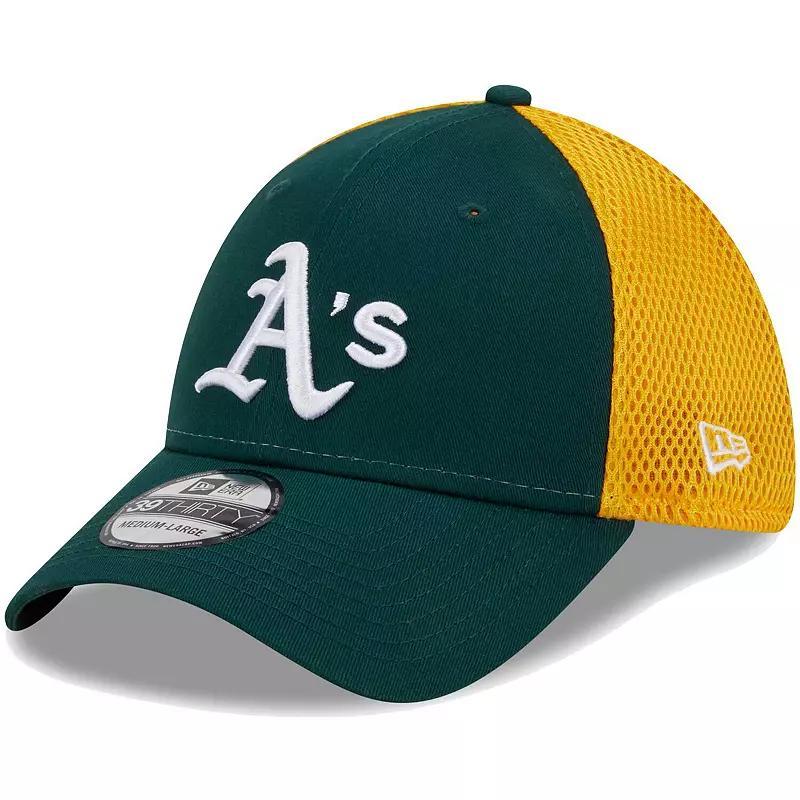 Mens New Era Oakland Athletics Team Neo 39THIRTY Flex Hat Product Image