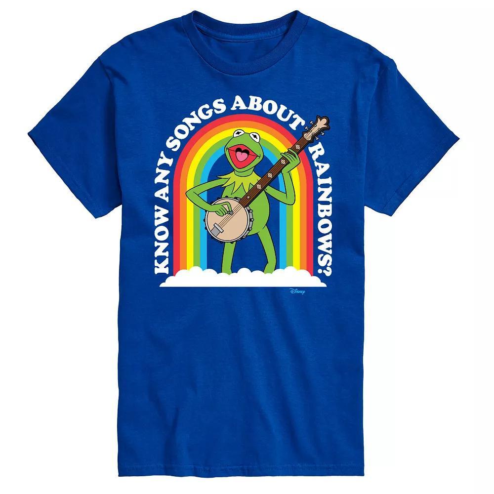 Disney's Men's The Muppets Songs About Rainbows Tee, Size: Large Tall, Black Product Image