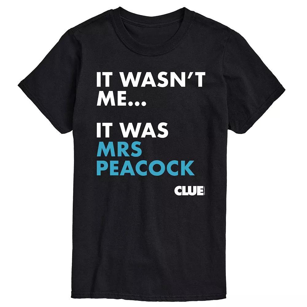 Men's Clue It Was Mrs. Peacock Graphic Tee,  Product Image