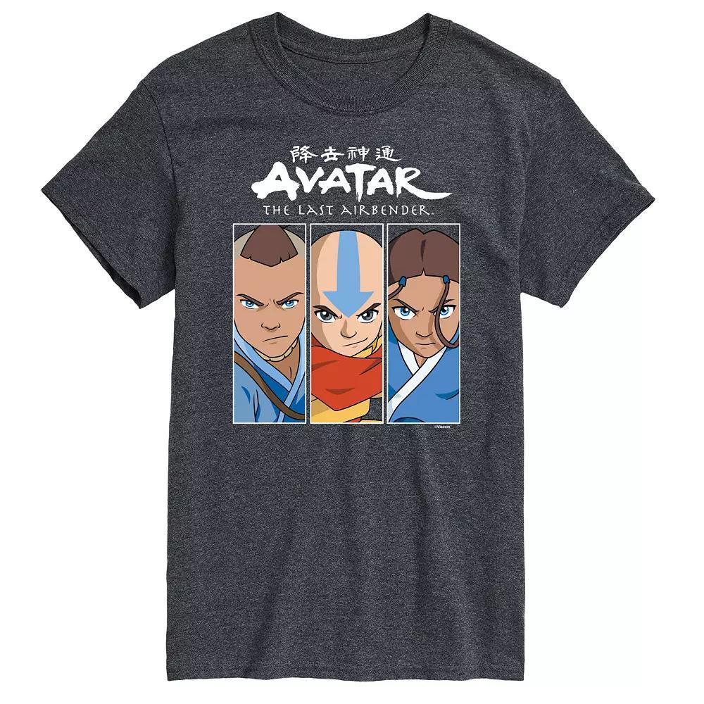 Big & Tall Avatar The Last Airbender Characters Graphic Tee, Men's, Size: XXL Tall, Black Product Image