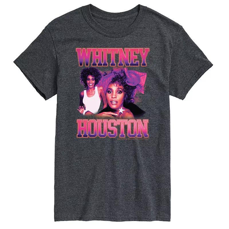 Men's Whitney Houston Vintage Tee, Size: XXL, Brown Product Image