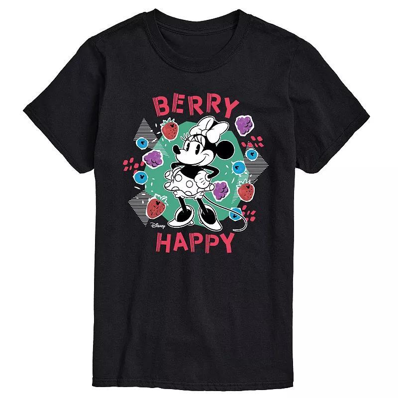Disney's Minnie Mouse Men's Berry Happy Graphic Tee,  Product Image