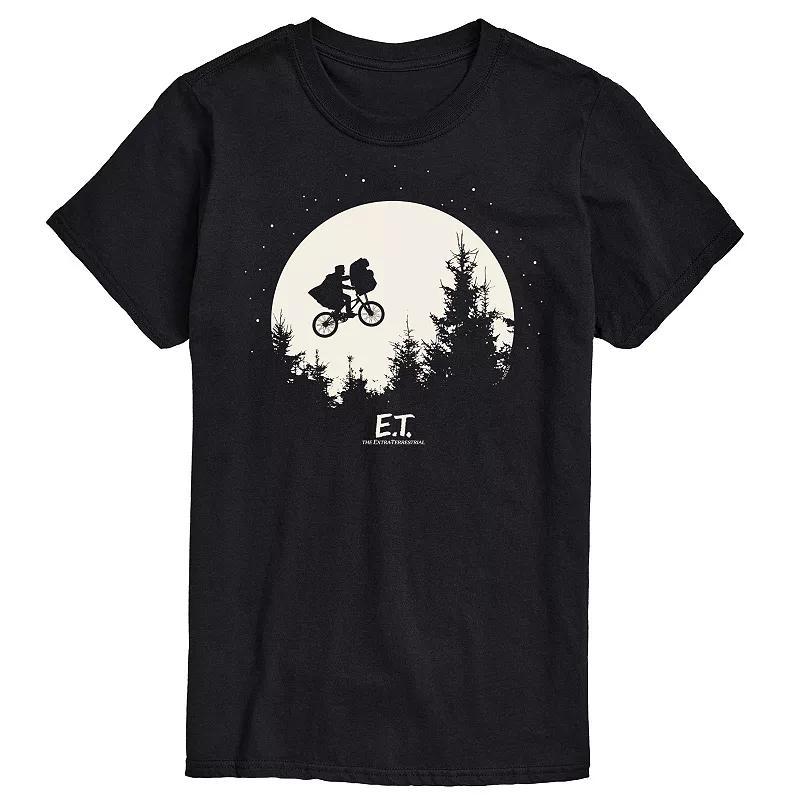 Big & Tall ET Bike Moon Tee, Men's, Size: XXL Tall, Black Product Image