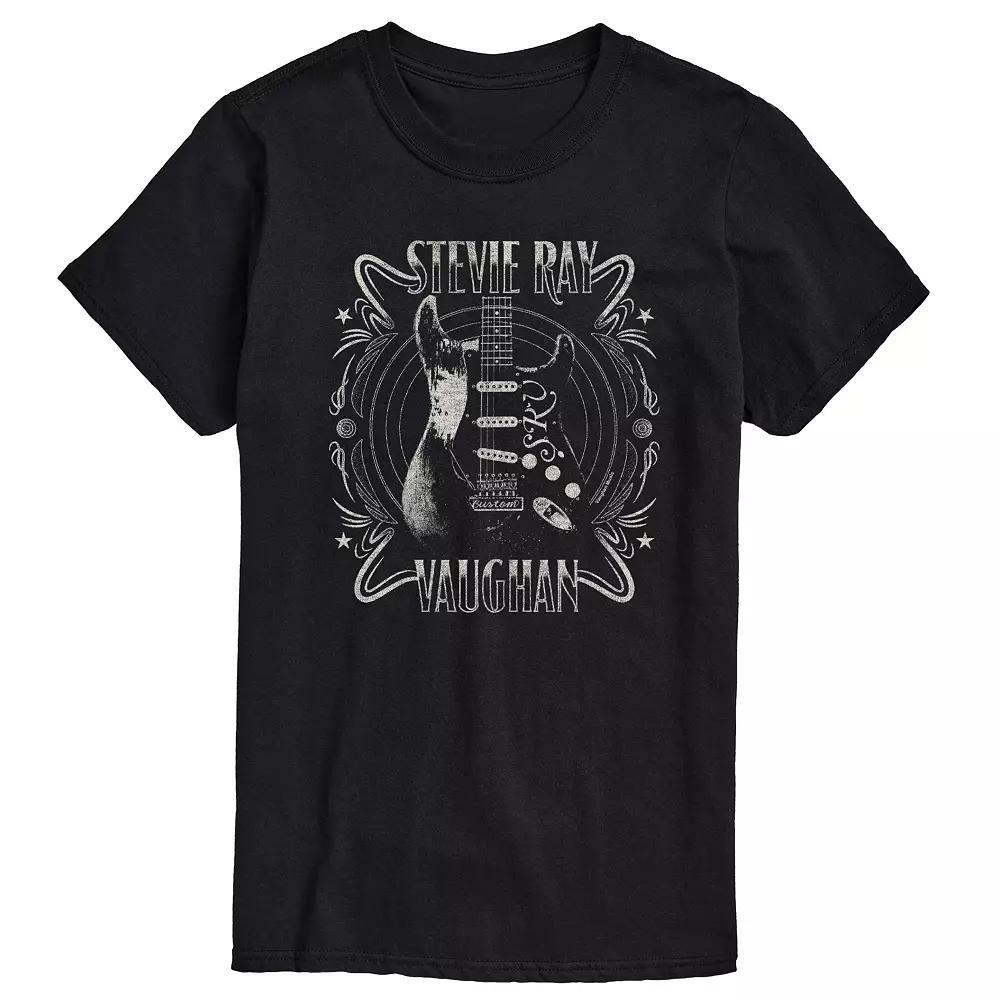 Men's Stevie Ray Vaughan Guitar Graphic Tee,  Product Image
