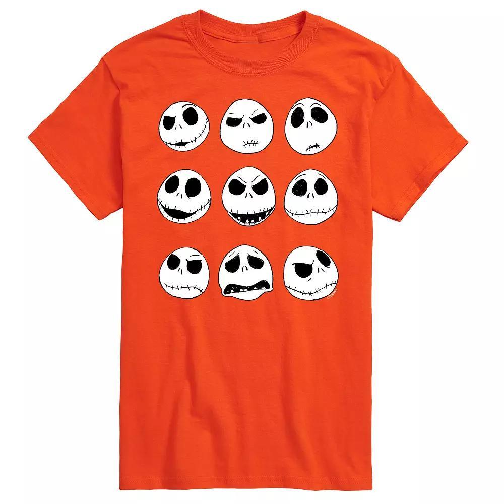 Disney's The Nightmare Before Christmas Jack Skellington Men's Grid Graphic Tee, Size: 3XL, Orange Product Image