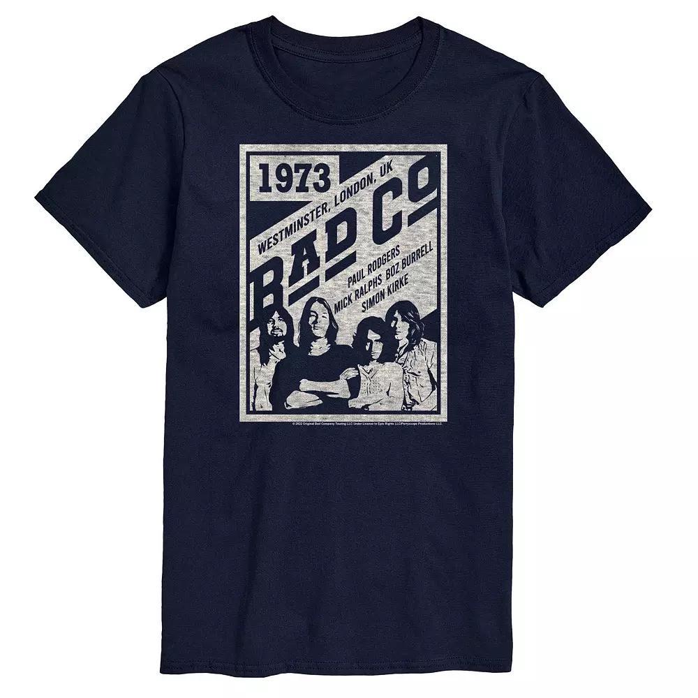 Big & Tall Bad Company Poster Tee, Men's, Size: 3XB, Blue Product Image