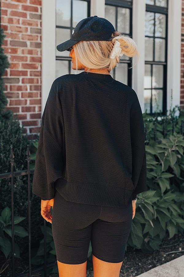 Kick It With Me Ribbed Shift Top Product Image