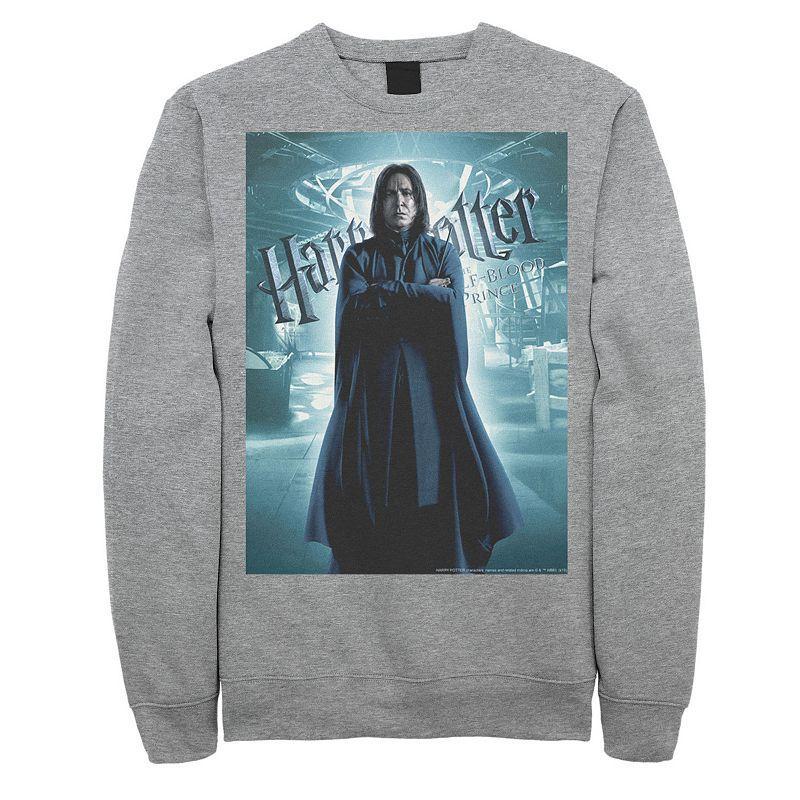 Men's Harry Potter Half-Blood Prince Snape Character Poster Fleece Graphic Pullover,  Product Image
