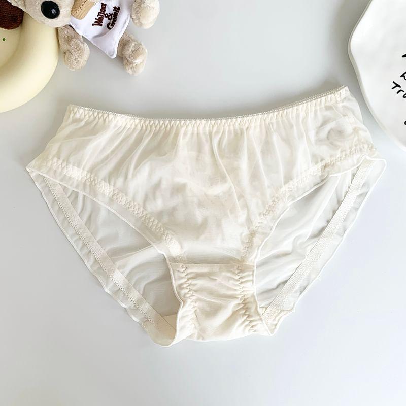 Lace Panel Panty Product Image