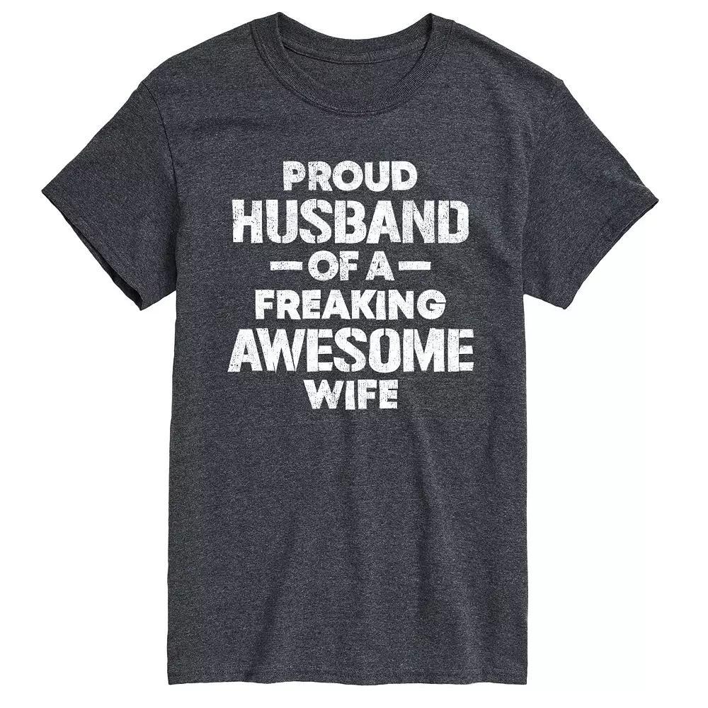 Men's Proud Husband Graphic Tee,  Product Image