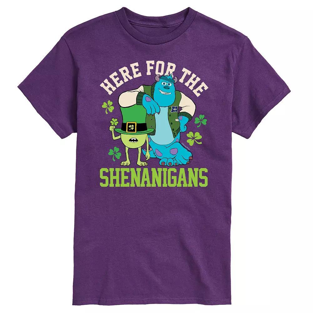 Disney's Monsters Inc. Men's Here for Shenanigans Graphic Tee,  Product Image